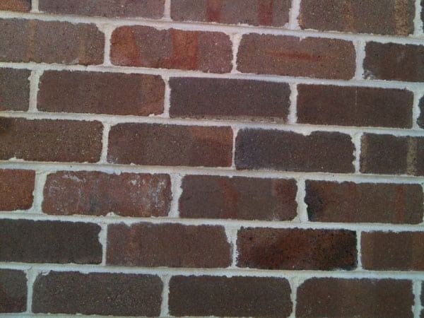 Brick Wall Mortar Stains after mobile brick cleaning