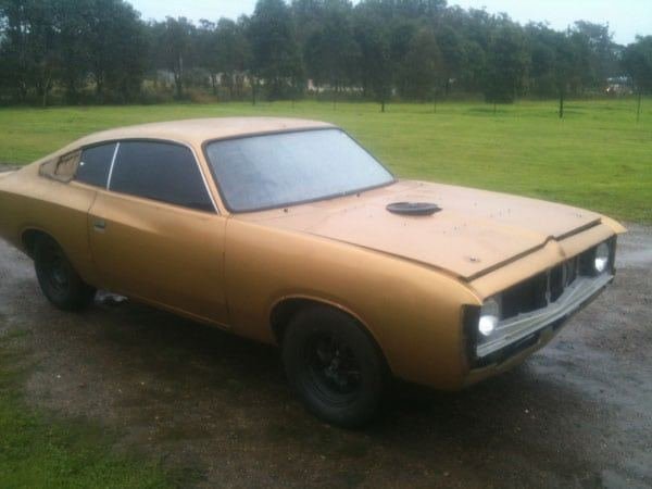 Ford Charger before paint stripping