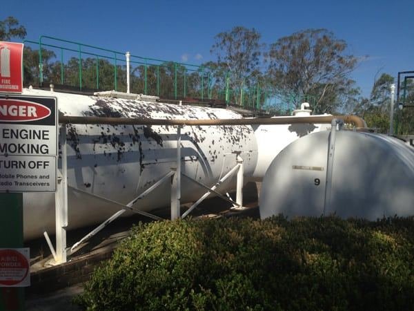 Fuel Storage Tanks after mobile abrasive blasting