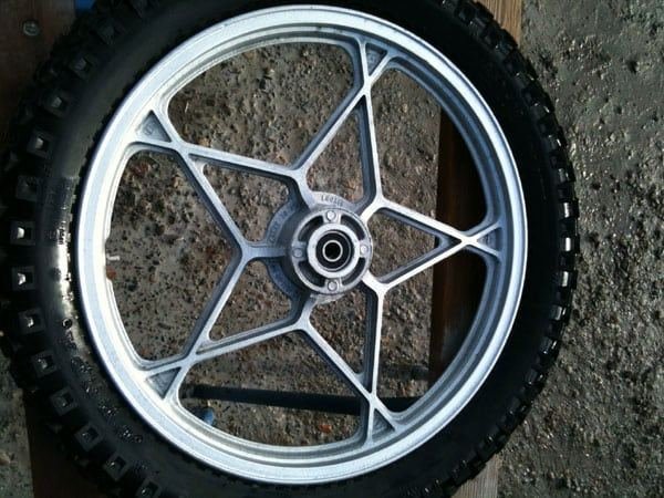 Mag Wheel after blasting by Soda Tec
