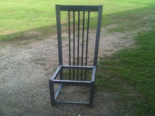 Antique Timber Chair — Bell Shakespeare Co. after blasting by Soda Tec